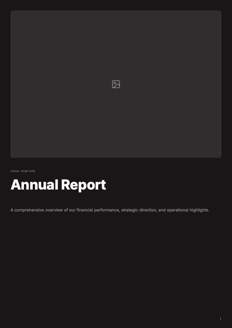 Financial Annual Report